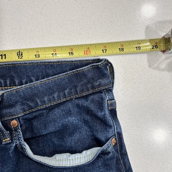 Men's Levi's 502 Taper Fit 34x34 Dark Wash - Stretch - Picture 11 of 14